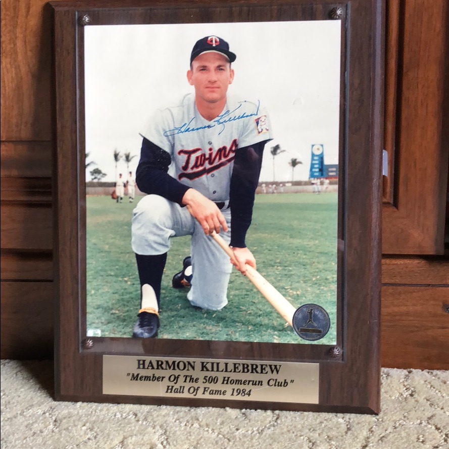 Harmon Killebrew Twins Hof 1984 Autographed Photo